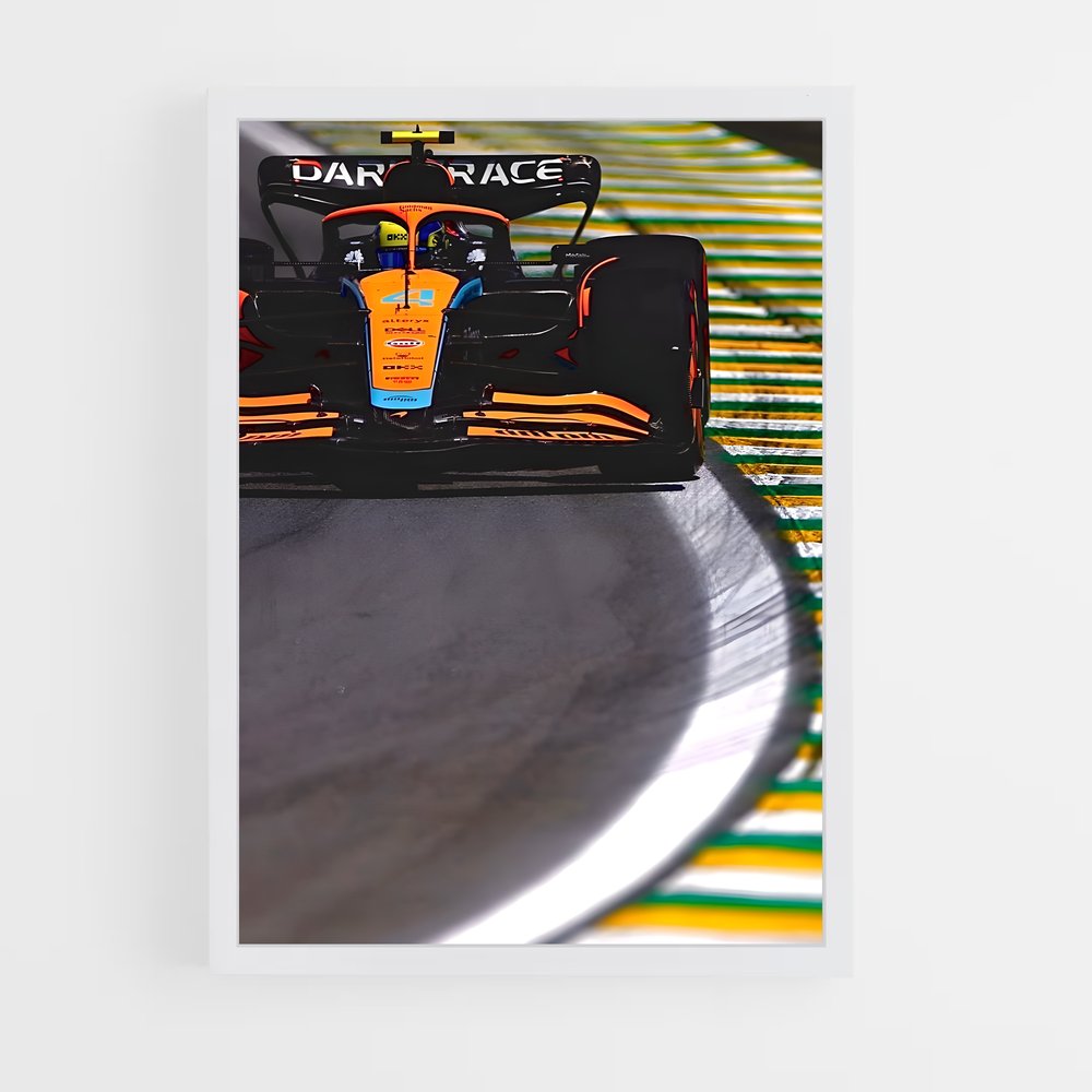 Poster Vitesse McLaren – affiche Voitures de Formule 1 (vue 3)